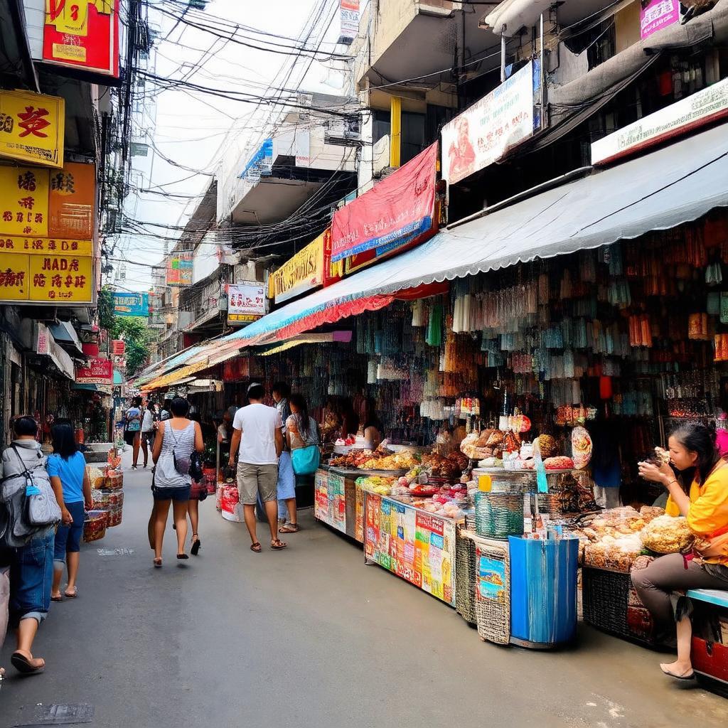 Cảnh mua sắm và ẩm thực đa dạng trên đường Nguyễn Đình Chiểu quận 3, TP.HCM.